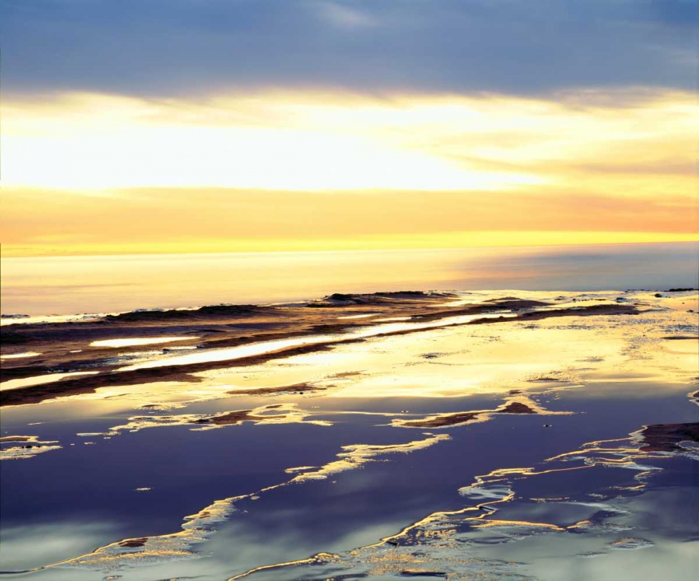 CA, San Diego Sunset Cliffs tide pools at sunset art print by Christopher Talbot Frank for $57.95 CAD