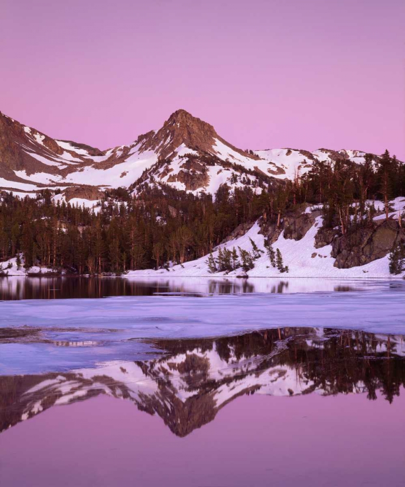 California, Sierra Nevada, Skelton Lake at dusk art print by Christopher Talbot Frank for $57.95 CAD
