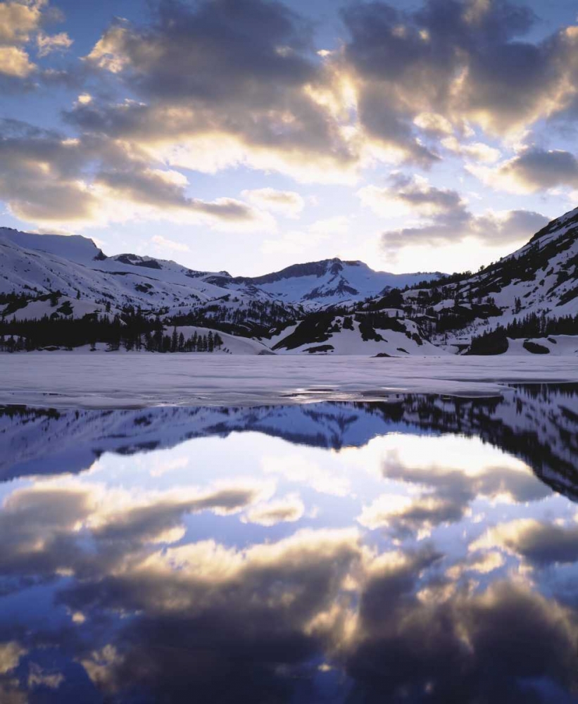 CA, Sierra Nevada Mts reflecting in Ellery Lake art print by Christopher Talbot Frank for $57.95 CAD