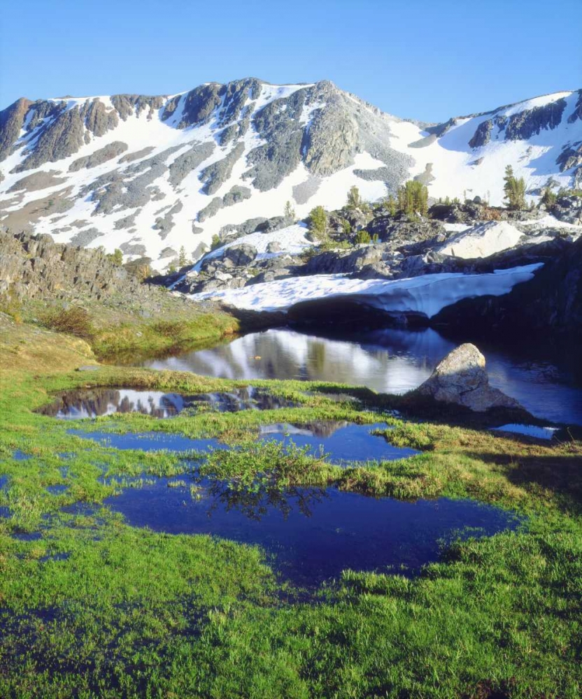 California, Sierra Nevada Mountain tarn art print by Christopher Talbot Frank for $57.95 CAD