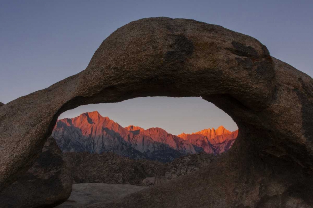 CA, Alabama Hills Mt Whitney from Mobius Arch art print by Cathy and Gordon Illg for $57.95 CAD