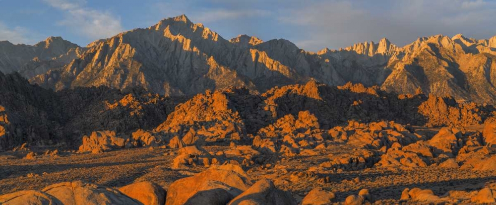 CA, Alabama Hills Panoramic of landscape art print by Don Paulson for $57.95 CAD