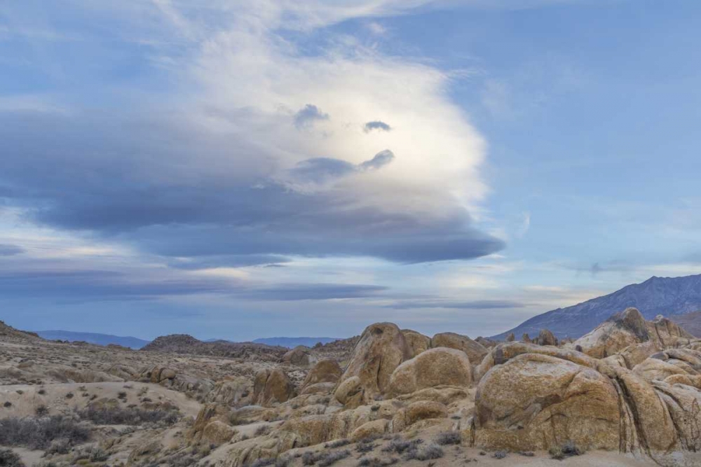 CA, Sierra Nevada Clouds over the Alabama Hills art print by Don Paulson for $57.95 CAD