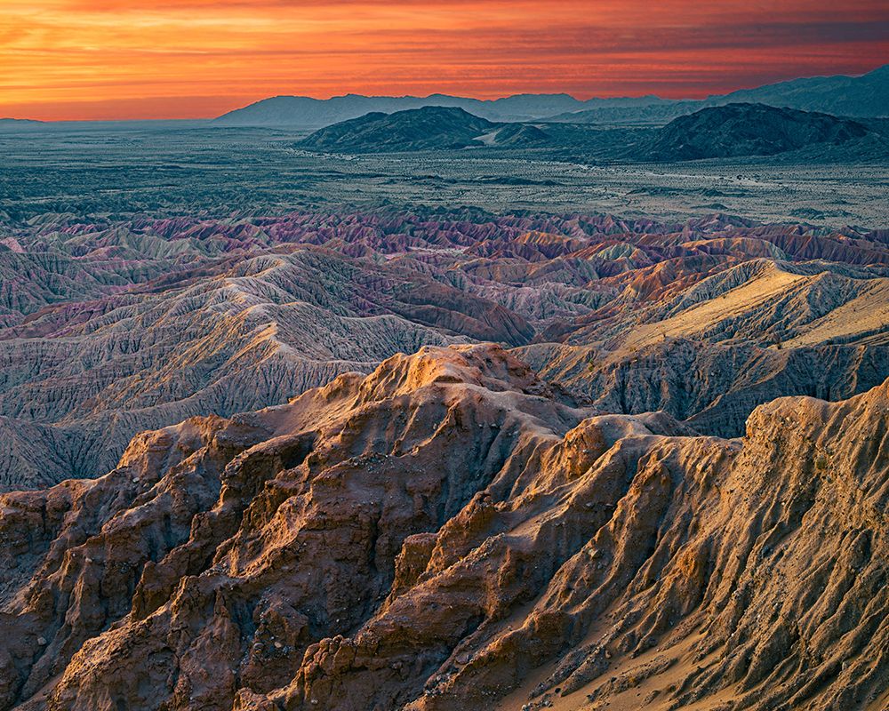 USA-California-Anza-Borrego Desert State Park. Barren desert landscape at sunrise. art print by Jaynes Gallery for $57.95 CAD