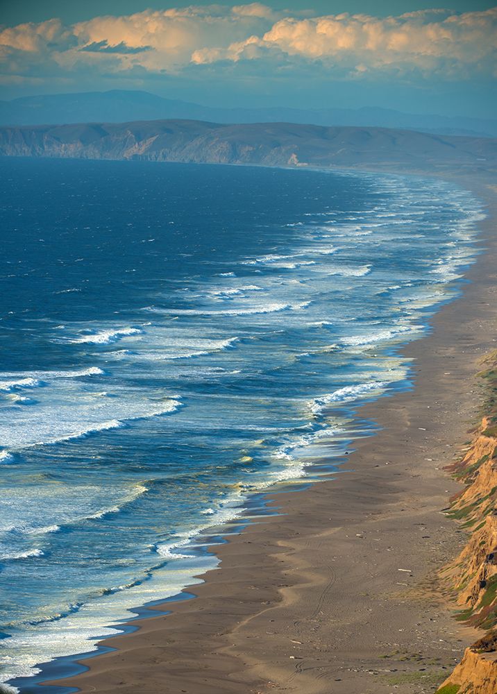 Usa-California Rough surf characterizes the Point Reyes coast art print by Betty Sederquist for $57.95 CAD