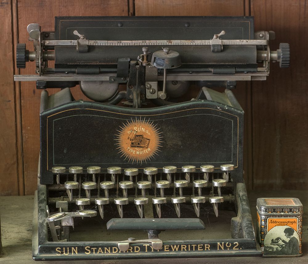 Antique typewriter art print by Betty Sederquist for $57.95 CAD