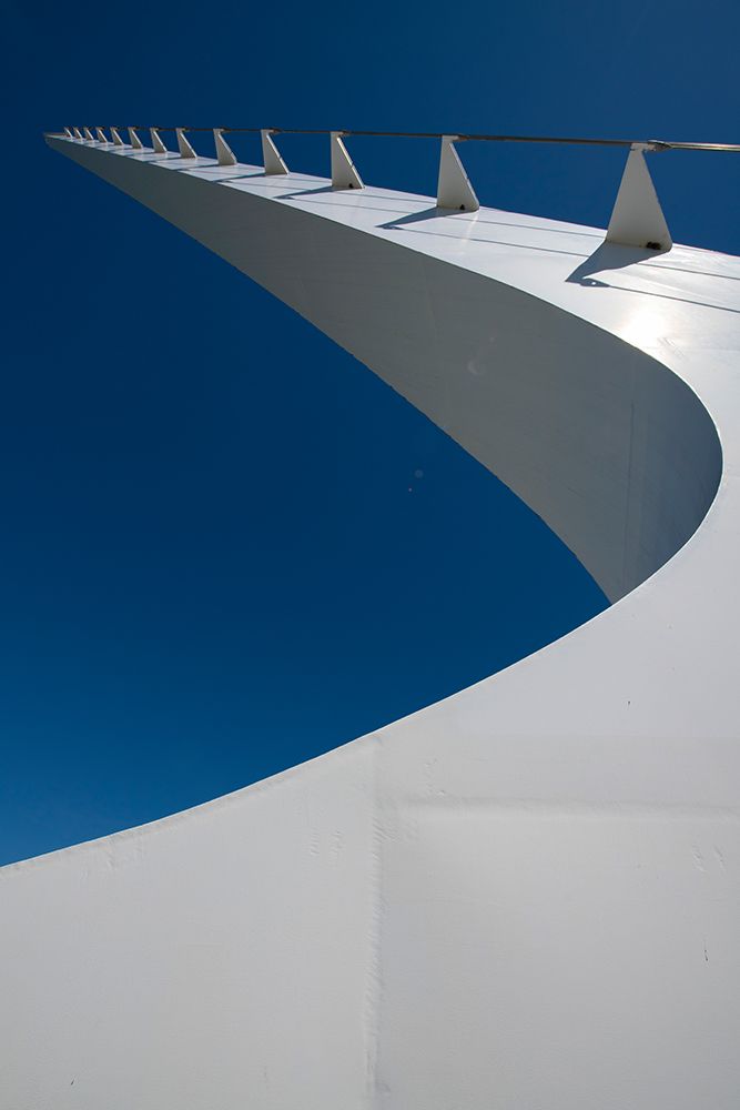 Graceful Sundial Bridge spanning the Sacramento River in Redding. art print by Betty Sederquist for $57.95 CAD