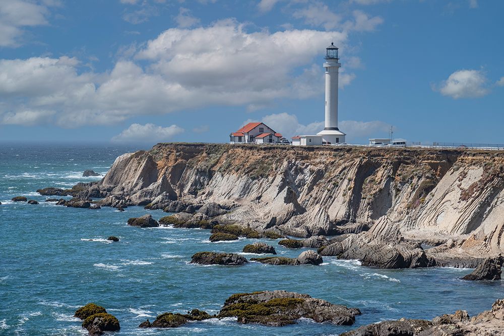 Point Arena Lighthouse a northern California landmark. art print by Betty Sederquist for $57.95 CAD
