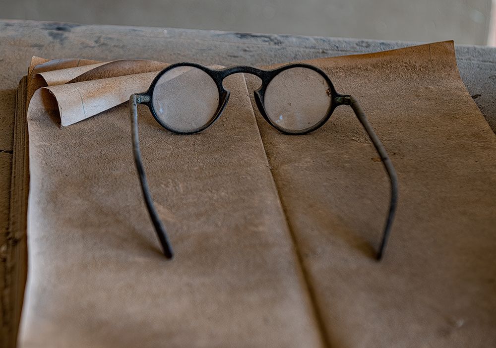 Old glasses collect dust in an old general store-California-USA. art print by Betty Sederquist for $57.95 CAD