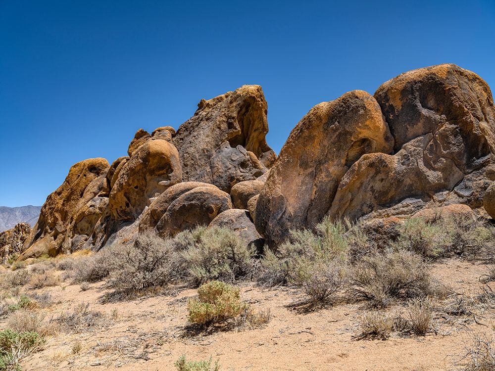 Rockpiles of the Alabama Hills served as a setting for hundreds of cowboy movies. art print by Betty Sederquist for $57.95 CAD