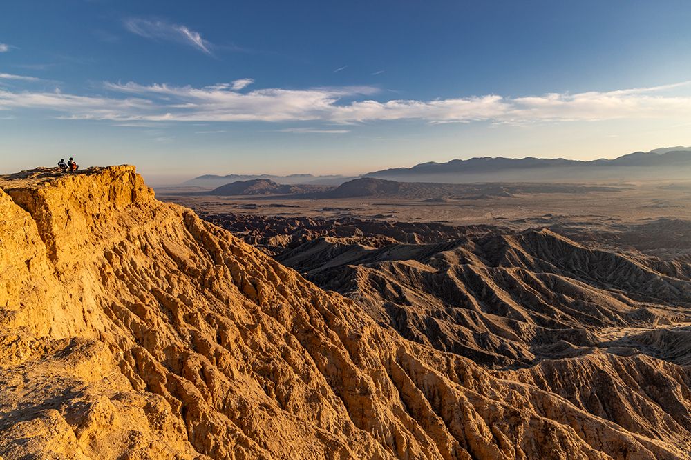 Badlands formations from Fonts Point in the Anza Borrego State Park, California, USA art print by Chuck Haney for $57.95 CAD