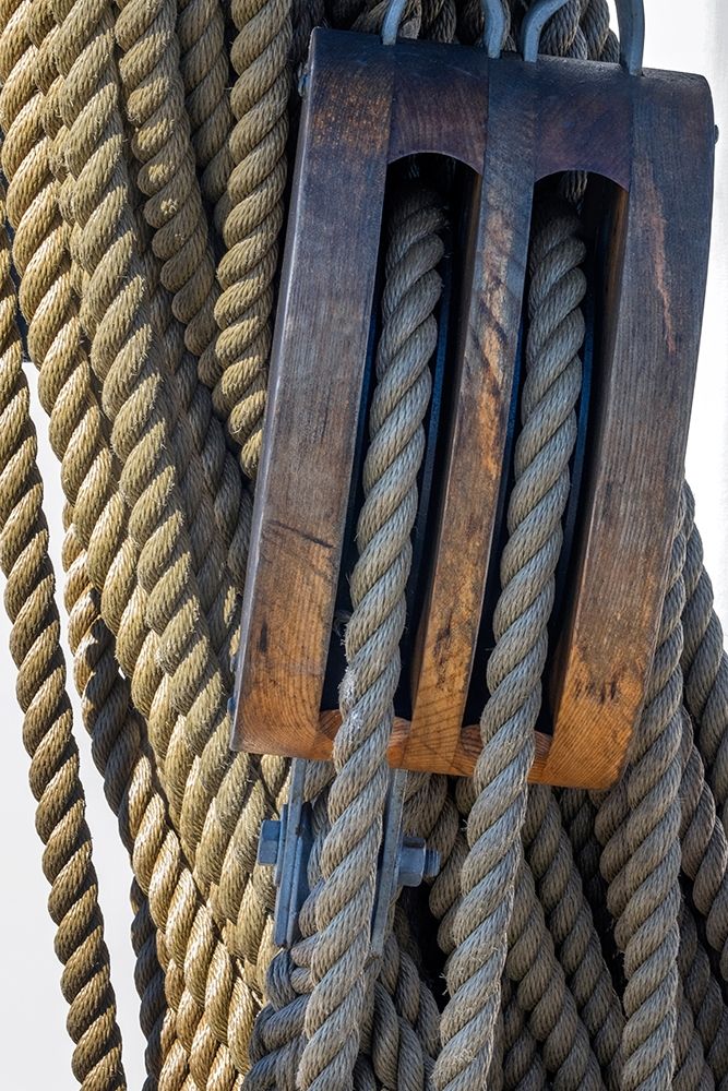 Nautical rigging-San Francisco-California-USA art print by Jim Engelbrecht for $57.95 CAD