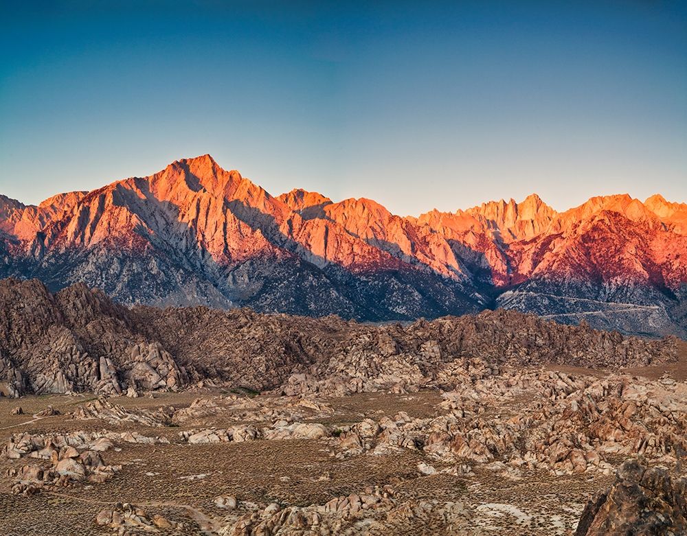 Sunrise Alabama Hill-California art print by John Ford for $57.95 CAD