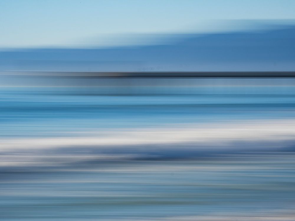 Usa-California-Los Angeles. Venice Beach-waves and pier. art print by Merrill Images for $57.95 CAD