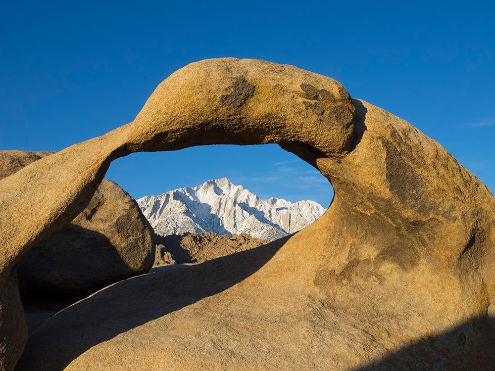 California Lone Pine-Alabama Hills-Mobius Arch and Lone Pine Peak art print by Jamie and Judy Wild for $57.95 CAD