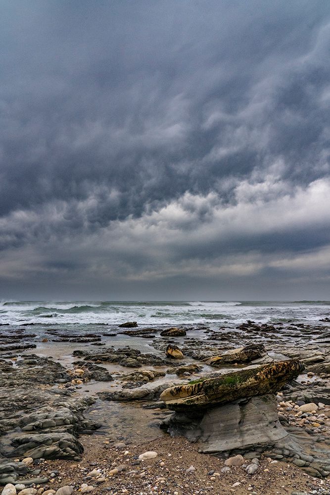 USA-California Jalama Beach County Park with clouds art print by Judith Zimmerman for $57.95 CAD