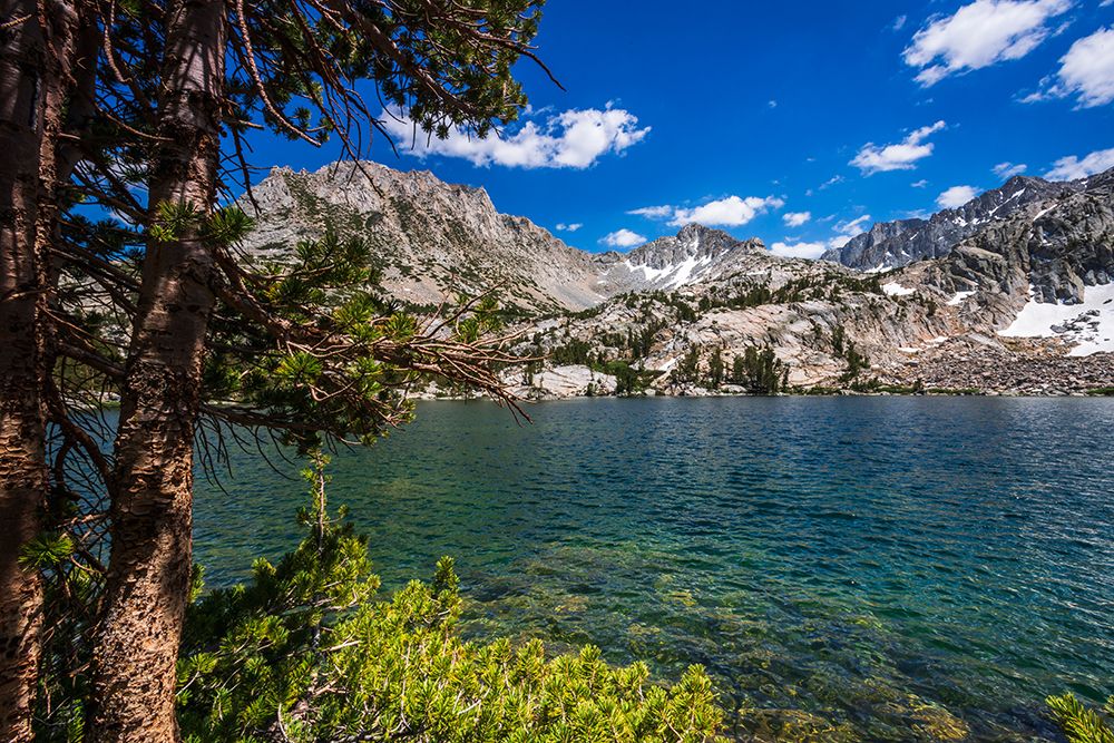 Treasure Lake under the Sierra Crest-John Muir Wilderness-Sierra Nevada Mountains-California-USA art print by Russ Bishop for $57.95 CAD