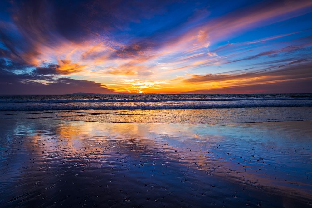 Sunset over the Channel Islands-Ventura-California-USA art print by Russ Bishop for $57.95 CAD