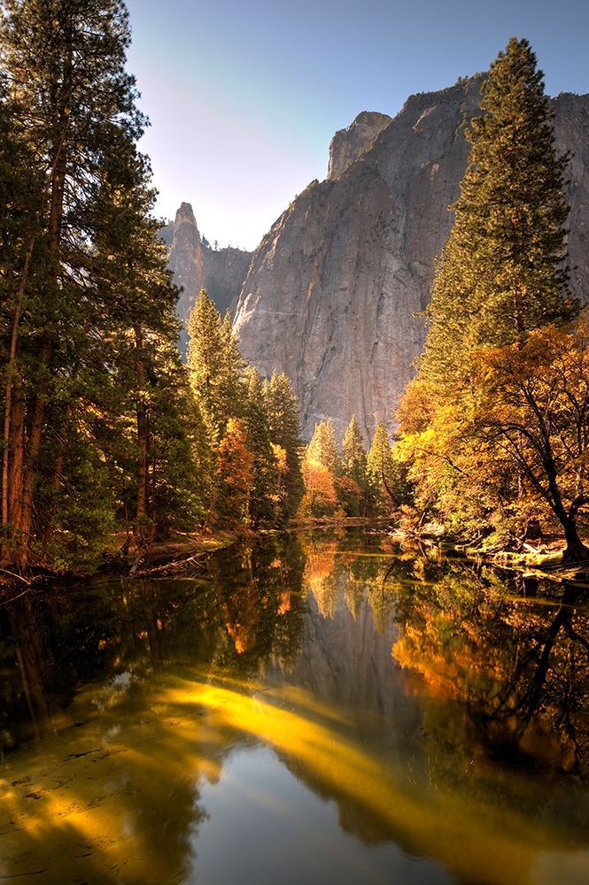 Merced River flows through Californias Yosemite National Park art print by Steve Mohlenkamp for $57.95 CAD
