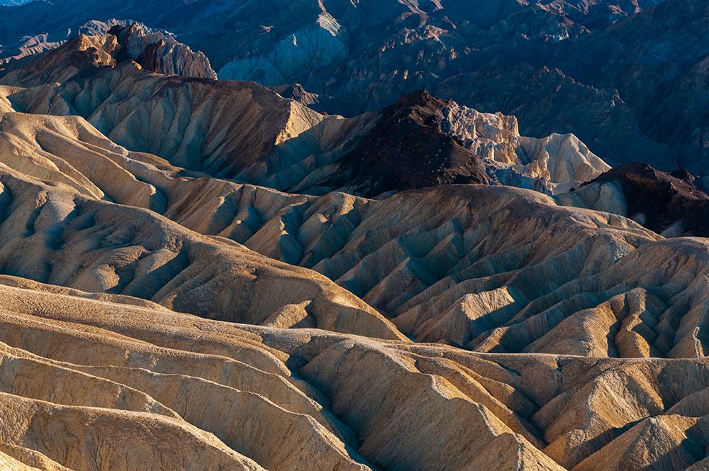 Erosional rock formations in Amargosa Range at Zabriskie Point Death Valley NP-California-USA art print by Sergio Pitamitz for $57.95 CAD