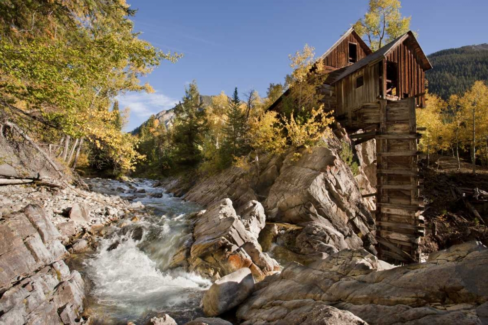 CO, Gunnison NF The landmark Crystal Mill art print by Don Grall for $57.95 CAD