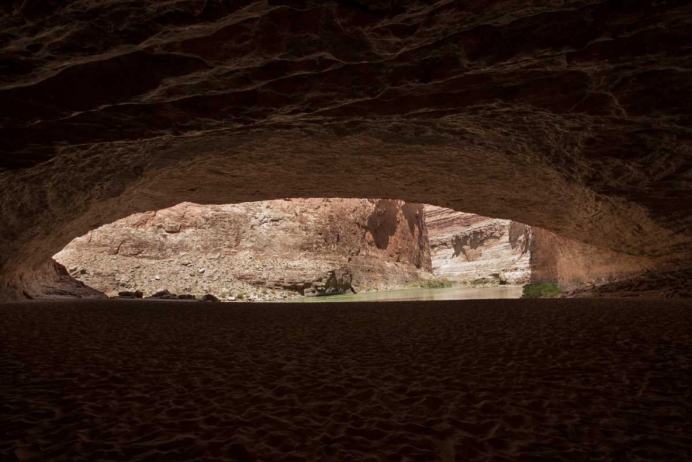 AZ, Grand Canyon NP View inside Red Wall Cavern art print by Don Grall for $57.95 CAD