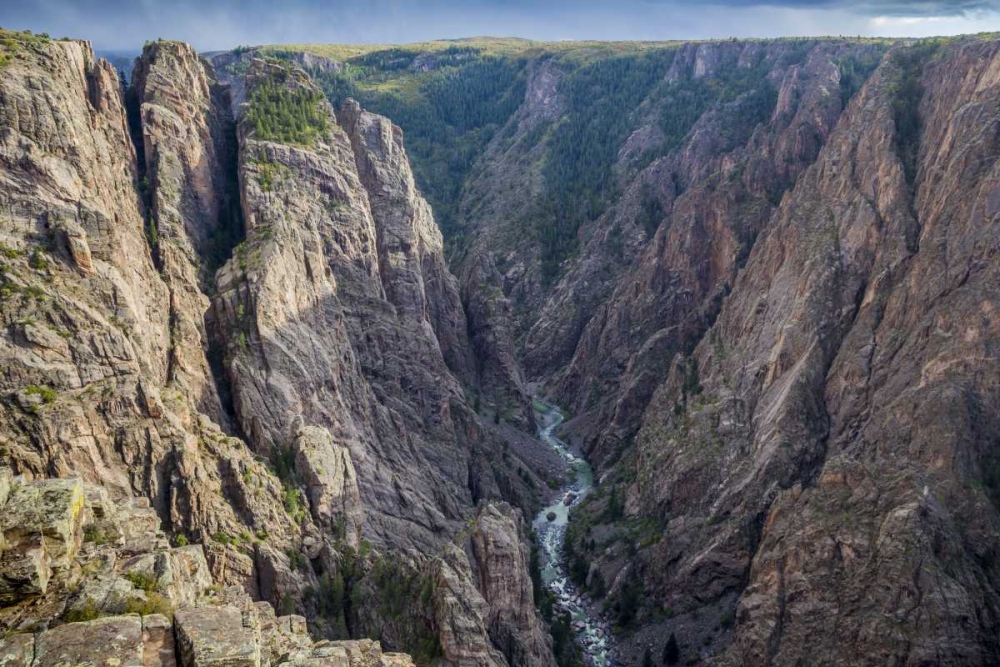 Colorado, Gunnison NP Scenic in Black Canyon art print by Don Paulson for $57.95 CAD