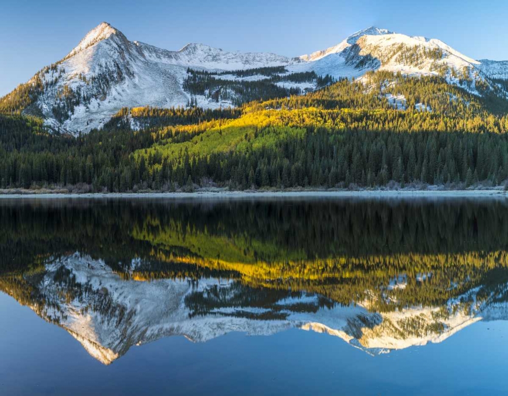 CO, East Beck Reflection in Lost Lake Slough art print by Don Paulson for $57.95 CAD
