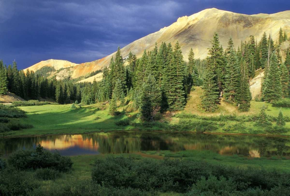 USA, Colorado Red Mountain at sunset art print by Nancy Rotenberg for $57.95 CAD
