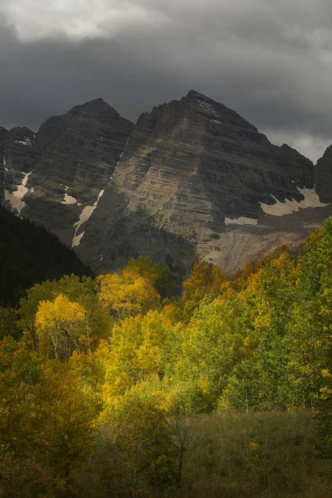 Colorado Storm over Maroon Bells peaks art print by Don Grall for $57.95 CAD