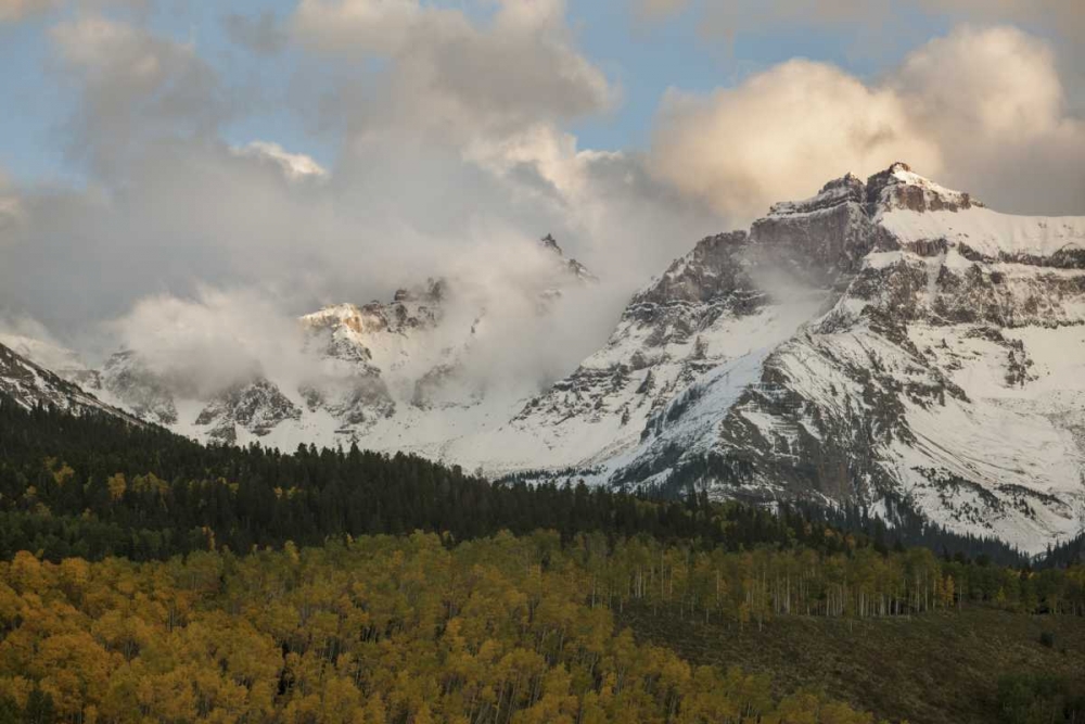 CO, Sneffels Range Cloud over mountain landscape art print by Don Grall for $57.95 CAD