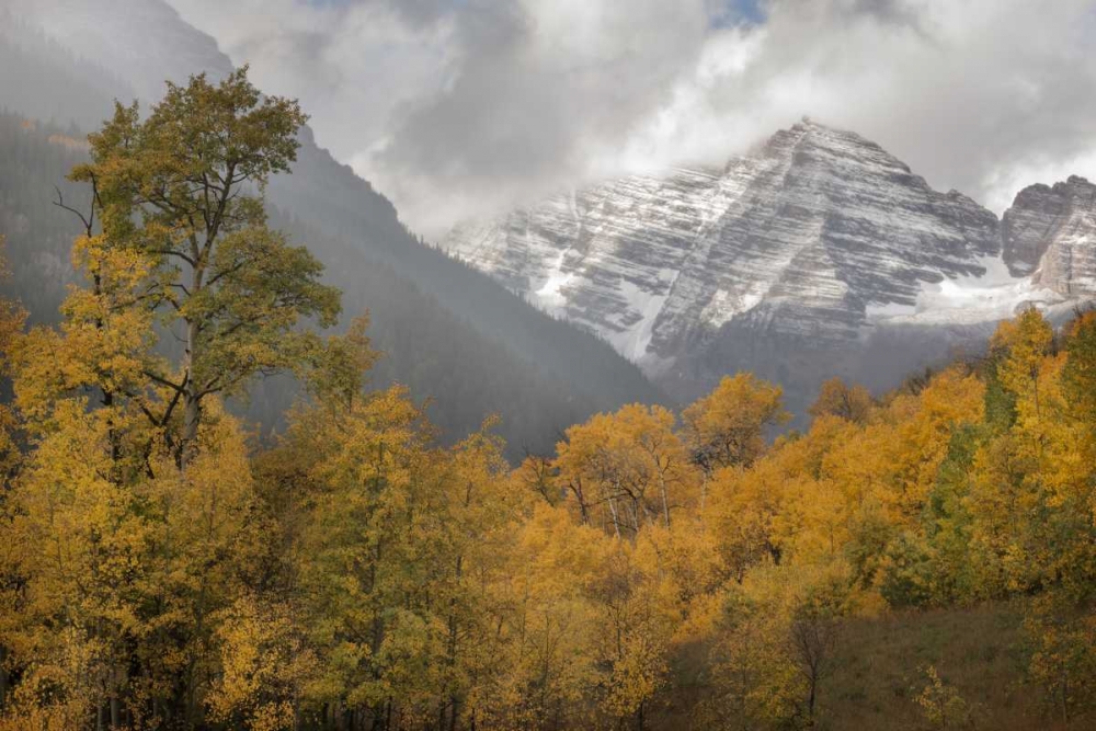 CO Autumn sunrise on Maroon Bells mountains art print by Don Grall for $57.95 CAD