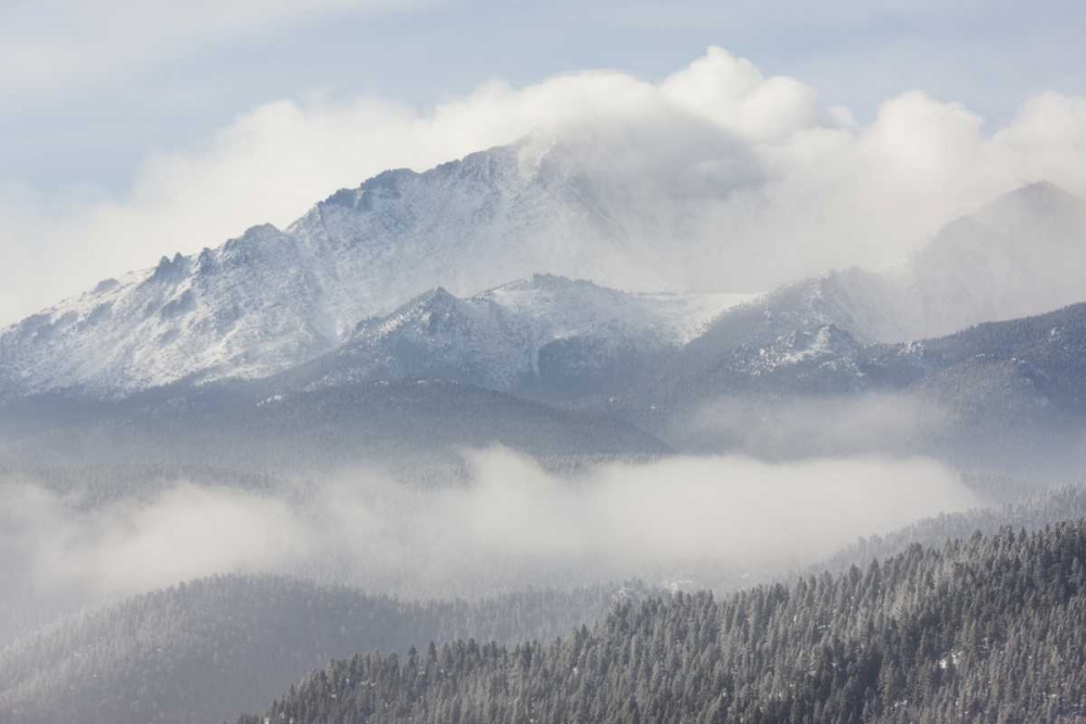 Colorado Morning winter storm above Pikes Peak art print by Don Grall for $57.95 CAD