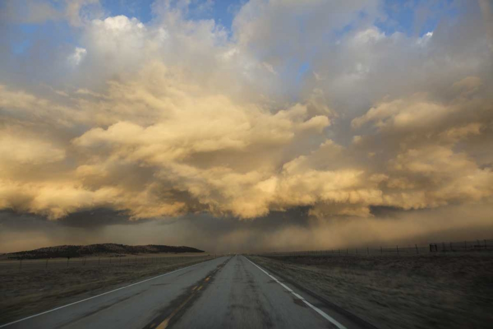 CO, Storm clouds at sunrise above South Park art print by Don Grall for $57.95 CAD