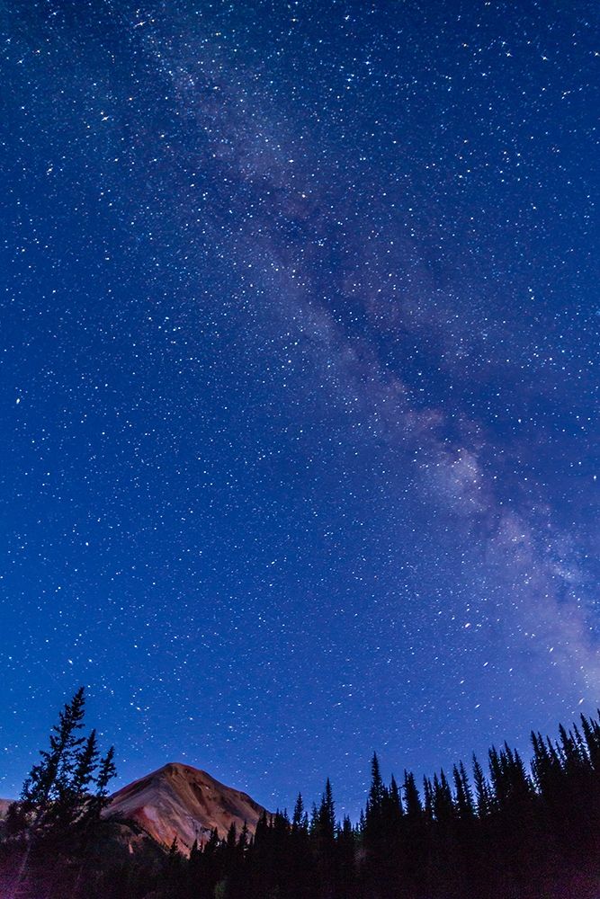 Colorado-San Juan Mountains Milky Way and Red Mountain Peak art print by Jaynes Gallery for $57.95 CAD