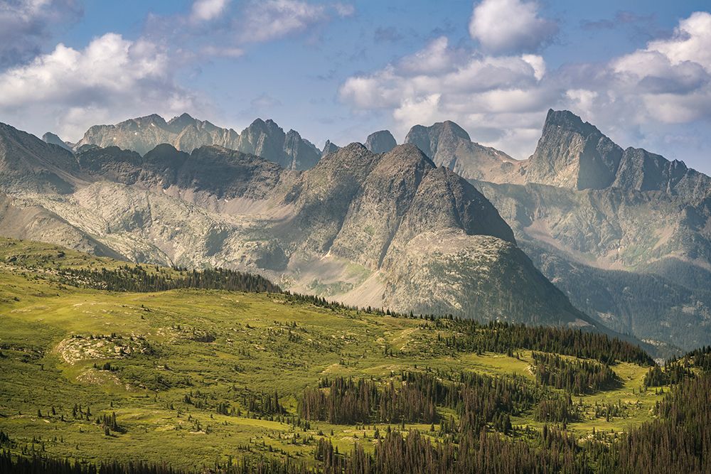 USA-Colorado-San Juan Mountains Mountain and valley landscape art print by Jaynes Gallery for $57.95 CAD