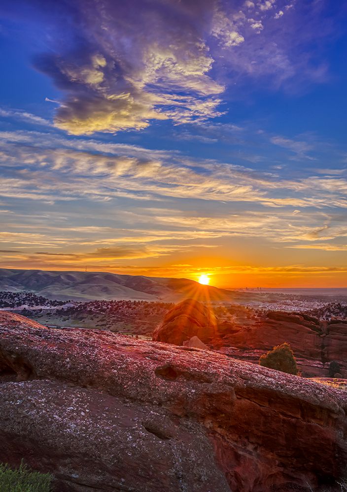USA-Colorado-Denver. Sunrise over Denver. art print by Jaynes Gallery for $57.95 CAD