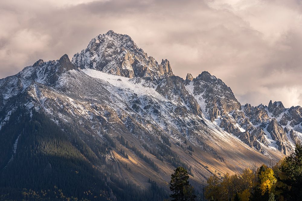 USA-Colorado-Uncompahgre National Forest Mt Sneffels after autumn snowstorm art print by Jaynes Gallery for $57.95 CAD