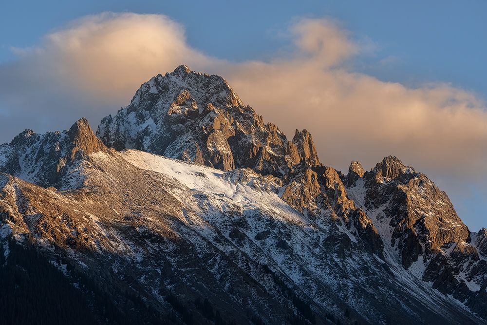 USA-Colorado-Uncompahgre National Forest Mt Sneffels after autumn snowstorm art print by Jaynes Gallery for $57.95 CAD