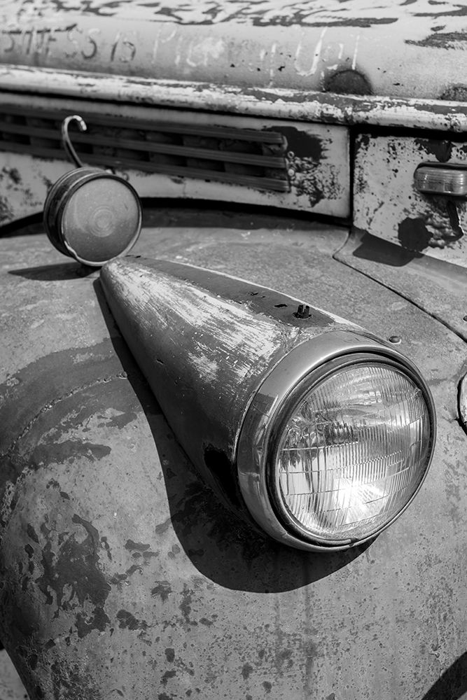 USA-Colorado Rusty old vintage truck Headlight detail art print by Cindy Miller Hopkins for $57.95 CAD