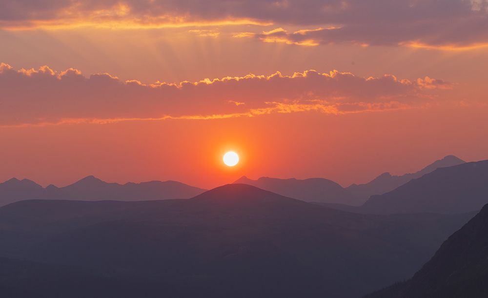 Colorado mountain sunset art print by Ken Archer for $57.95 CAD