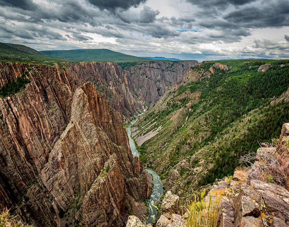View of Black Canyon of the Gunnison National Park art print by Larry Richardson for $57.95 CAD