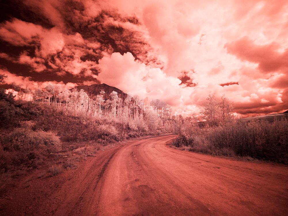 USA-Colorado Infrared of road through Kebler Pass art print by Terry Eggers for $57.95 CAD