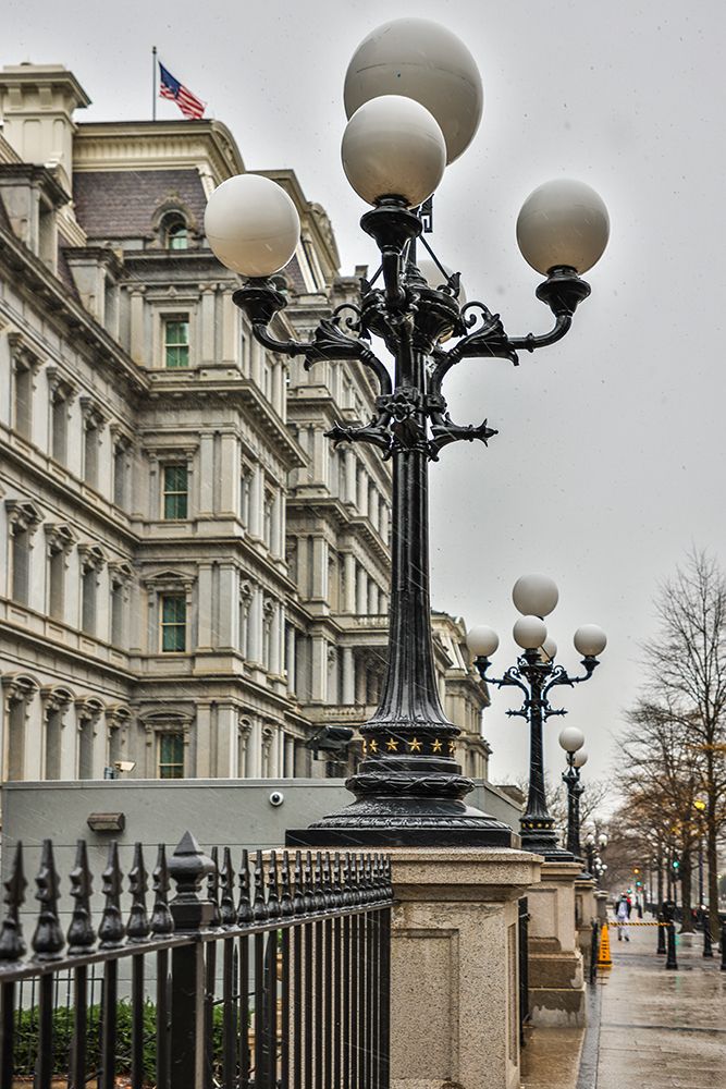 USA-District of Columbia-A snowy afternoon along the Streets of the District art print by Hollice Looney for $57.95 CAD