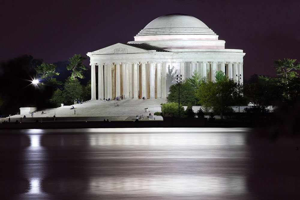 Jefferson Memorial and Tidal Basin in April art print by William Perry for $57.95 CAD