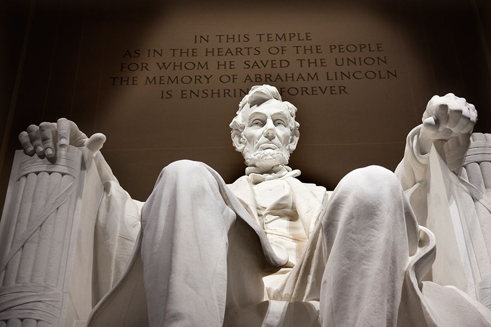Lincoln Memorial-Washington DC art print by William Perry for $57.95 CAD