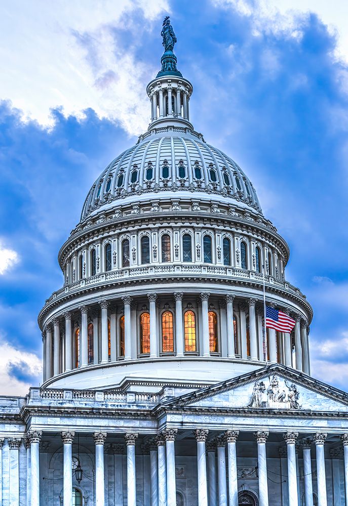 US Capitol, Washington, DC. art print by William Perry for $57.95 CAD