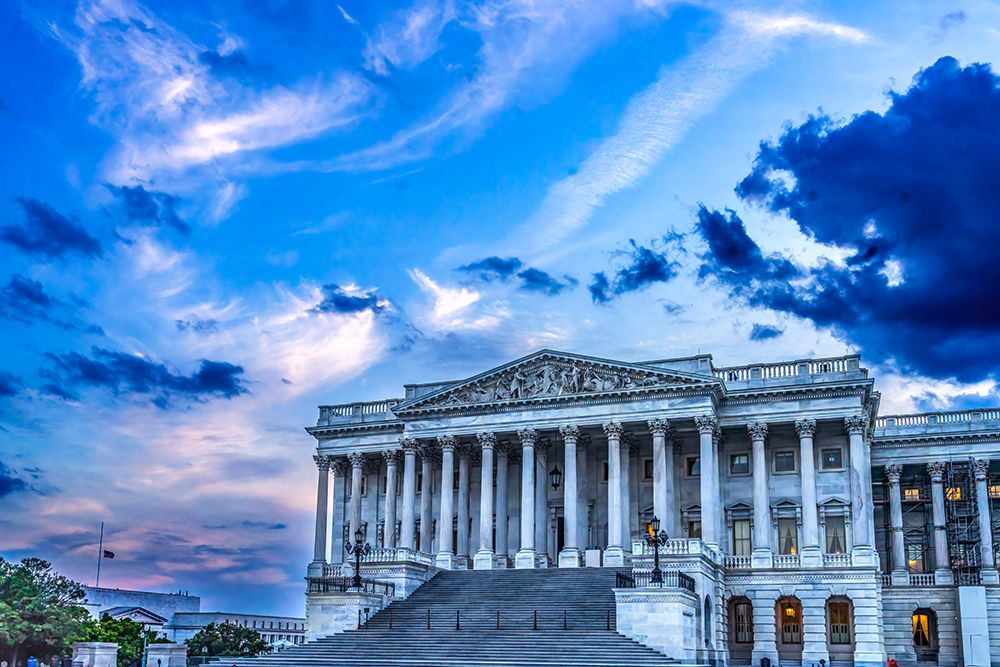 US Capitol, Washington, DC. art print by William Perry for $57.95 CAD