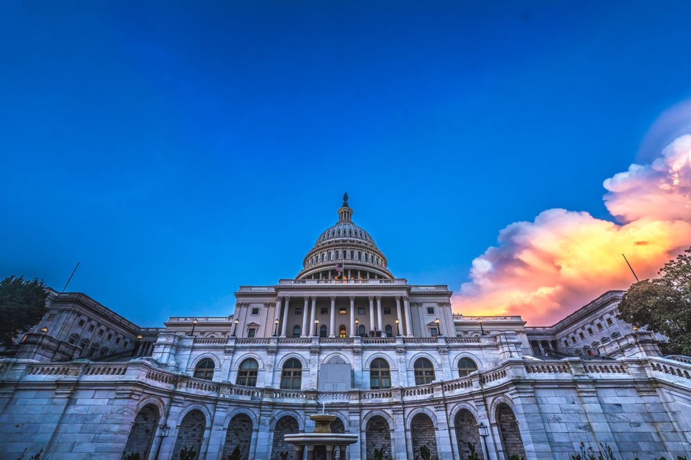 US Capitol, Washington, DC. art print by William Perry for $57.95 CAD