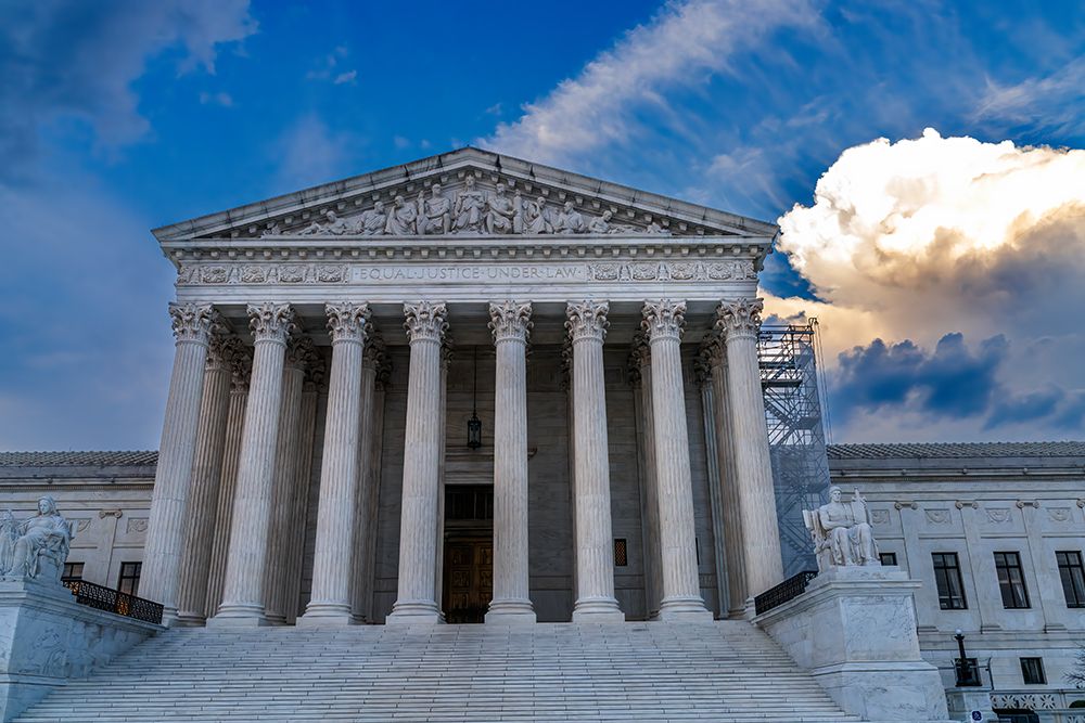 US Supreme Court, Capitol Hill, Washington DC. art print by William Perry for $57.95 CAD